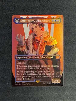 Emet-Selch, Unsundered Borderless Foil M 0394 Final Fantasy FIN MTG NM - Image 1