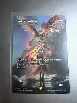 Joshua Rosfield P 0002 Foil MTG Final Fantasy Promo (Rograkh, Son of Rohgahh) - Image 1