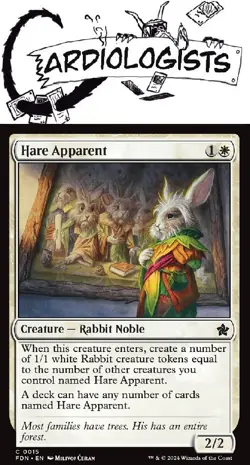 Hare Apparent 0015 | Magic the Gathering MTG | Foundations | Common | NM - Image 1