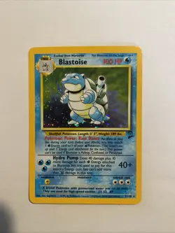 Pokemon TCG Blastoise Base Set 2 Holo Unlimited Rare Card 2/102 - NM/LP - Image 1