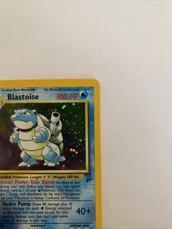 Pokemon TCG Blastoise Base Set 2 Holo Unlimited Rare Card 2/102 - NM/LP - Image 3