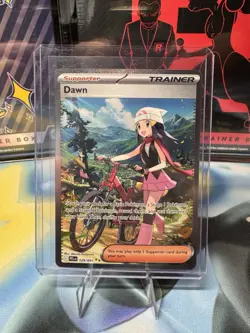 Pokemon Dawn Full Art Trainer Supporter Holo Me02 Phantasmal Flames 129/094 SIR - Image 1