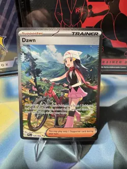 Pokemon Dawn Full Art Trainer Supporter Holo Me02 Phantasmal Flames 129/094 SIR - Image 2
