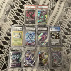 Pokemon Graded Card Lot of 10 - PSA/CGC/BGS English And Japanese - Image 1