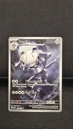 Steelix - 150/132 150/132 Pokemon Illustration Rare ME01: Mega Evolution Card NM - Image 1