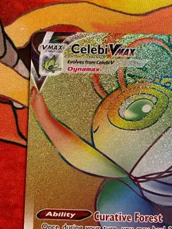 Celebi Vmax 199/198 Secret Rainbow Rare - Pokemon SWSH Chilling Reign - NM - Image 2
