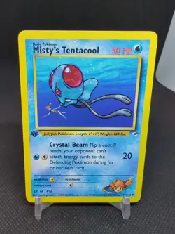2000 Pokemon Gym Heroes 1st Edition 57/132 Misty's Tentacool - Image 1