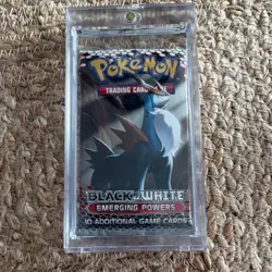 Pokemon Black & White Emerging Powers Booster Pack Cobalion w/ Case - Image 1