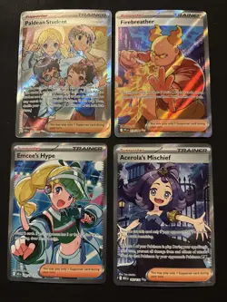 Pokemon TCG: ME & SV 4 Card Full Art Trainers - Image 2