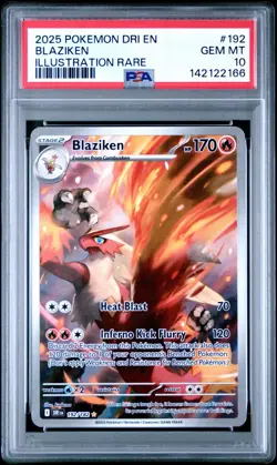 Blaziken 192/182 Scarlet and Violet: Destined Rivals PSA 10 - Gem Mint Pokemon - Image 2
