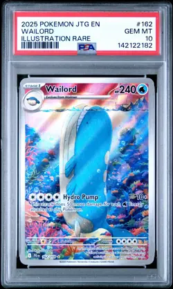 Wailord 162/159 Scarlet & Violet: Journey Together PSA 10 - Gem Mint Pokemon - Image 2