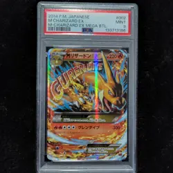 Pokemon M Charizard EX 002/021 Xya Mega Battle Deck Holo Japanese PSA 9 - Image 1