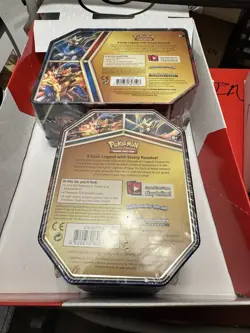 Pokemon TCG: Legends of Galar Tins (Zamazenta V) - Factory Sealed - 2 tins - Image 2