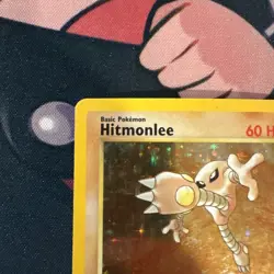 1999 POKEMON FOSSIL #7/62 HITMONLEE HOLO - Image 2