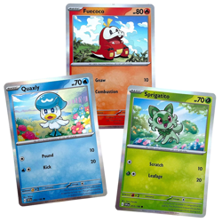 Sprigatito 013 Fuecoco 036 Quaxly 052 Pokemon TCG Paldea Collection Near Mint - Image 2