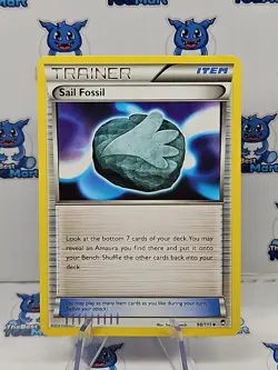 Sail Fossil - 98/111 - Pokemon Furious Fists LP - Image 1