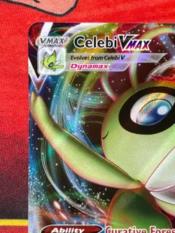 Celebi Vmax 008/198 Full Art Ultra Rare - Pokemon SWSH Chilling Reign - NM - Image 2