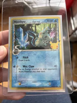 Pokemon Mimikyu SWSH136 Promo Holo 25th Anniversary SWSH Sword & Shield English - Image 1