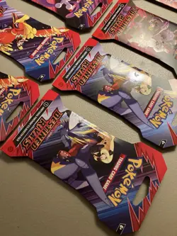 Lot of 8 Pokemon TCG Destined Rivals Booster Packs Sleeved Blister Packs New - Image 4