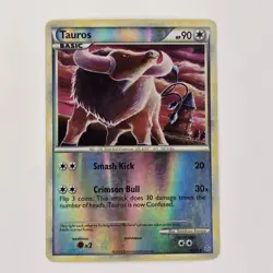 Tauros 41/95 Reverse Holo Uncommon HS Unleashed MP Pokemon - Image 1