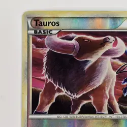 Tauros 41/95 Reverse Holo Uncommon HS Unleashed MP Pokemon - Image 2