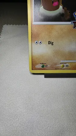 Diglett LV.6 11/16 Pokemon Rumble 2009 Holo NM - Image 3