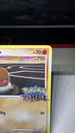 Diglett LV.6 11/16 Pokemon Rumble 2009 Holo NM - Image 4