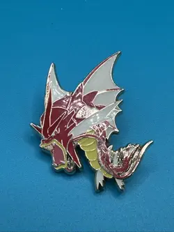 Official Pokemon TCG Shiny Mega Gyarados XY Breakpoint Collectors Enamel Pin - Image 1