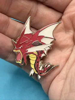 Official Pokemon TCG Shiny Mega Gyarados XY Breakpoint Collectors Enamel Pin - Image 2