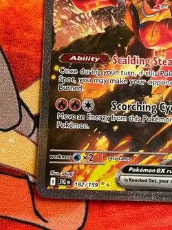 Volcanion ex 182/159 Special Illustration Rare SIR Pokemon SV09 Journey Together - Image 4