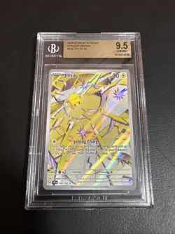 Joltik 150/142 Sv07: Stellar Crown Holo Beckett Gem Mint 9.5 BGS Graded Pokemon - Image 1