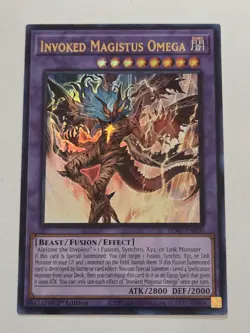 Invoked Magistus Omega BPRO-EN100 Ultra Rare Yugioh 1st Edition Burst Protocol - Image 1