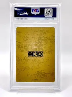 PSA 10 Sanji One Piece Golden Playing Card Clubs 5 Jump Festa 2024 Japan - Image 2