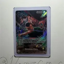 Roronoa Zoro ALT ART LEADER OP12-020 ONE PIECE CARD - Image 1