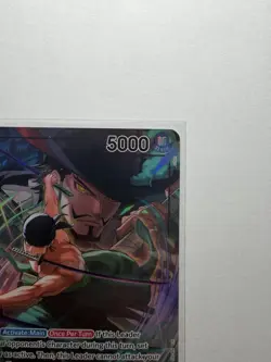 Roronoa Zoro ALT ART LEADER OP12-020 ONE PIECE CARD - Image 3