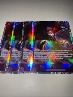 Eustass Captain Kid OP05-074 x4 SR Reprint English PLAYSET One Piece TCG NM - Image 4