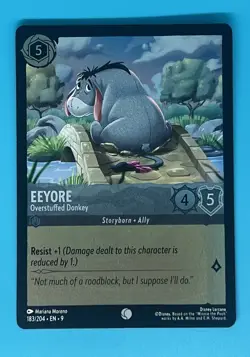 Disney Lorcana Fabled Eeyore - 183/204 Foil - Image 1