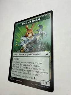 MTG Pawpatch Recruit Token Bloomburrow Regular Card - Image 3