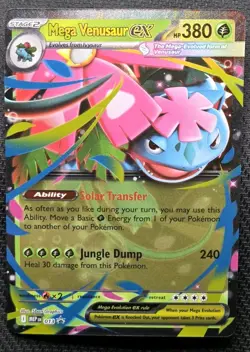 Pokemon TCG Mega Venusaur ex MEP013 013 Promo Card NM Pack Fresh - Image 1