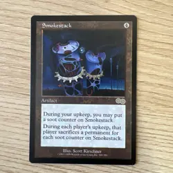 Smokestack Urza's Saga Magic The Gathering MTG Card - Image 1