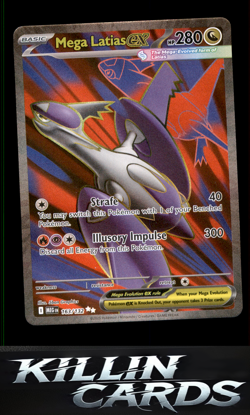 Mega Latias ex - 163/132 163/132 Pokemon Ultra Rare ME01: Mega Evolution Card NM - Image 1