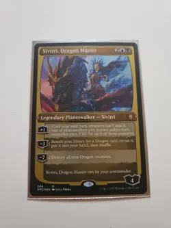MTG - Dominaria United - Sivitri, Dragon Master Foil Etched Mythic - 65 - NM! - Image 2