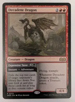 Decadent Dragon Wilds of Eldraine - MTG RARE - Image 1