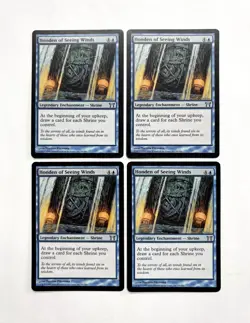 MTG MAGIC THE GATHERING 4X HONDEN SEEING WINDS KAMIGAWA LEGENDARY ENCHANT ♨ - Image 1