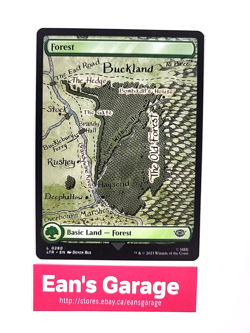 MTG LOTR Forest LTR 0280 Land - Tales of Middle Earth - Mint - Image 1