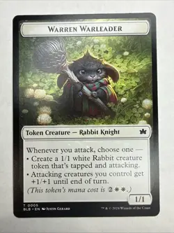 Warren Warleader Token Bloomburrow Regular - Image 1