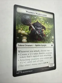 Warren Warleader Token Bloomburrow Regular - Image 2