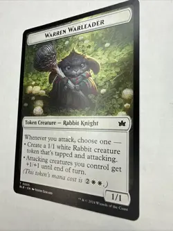 Warren Warleader Token Bloomburrow Regular - Image 3