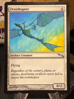 MTG Magic the Gathering Mirrodin Ornithopter 8 - Image 1