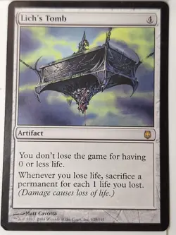 Lich's Tomb - Darksteel - Magic the Gathering MTG Nice! - Image 1